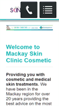 Mobile Screenshot of mackayskinclinic.com.au